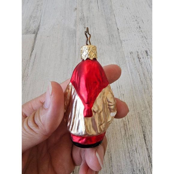 Inge glas Snow White dwarf Santa Glass ornament - Picture 4 of 9